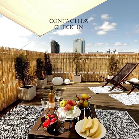 City Center Flat W Roof Top Terrace & Free Parking オスロ エクステリア 写真
