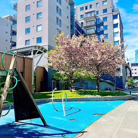 City Center Flat W Roof Top Terrace & Free Parking オスロ エクステリア 写真