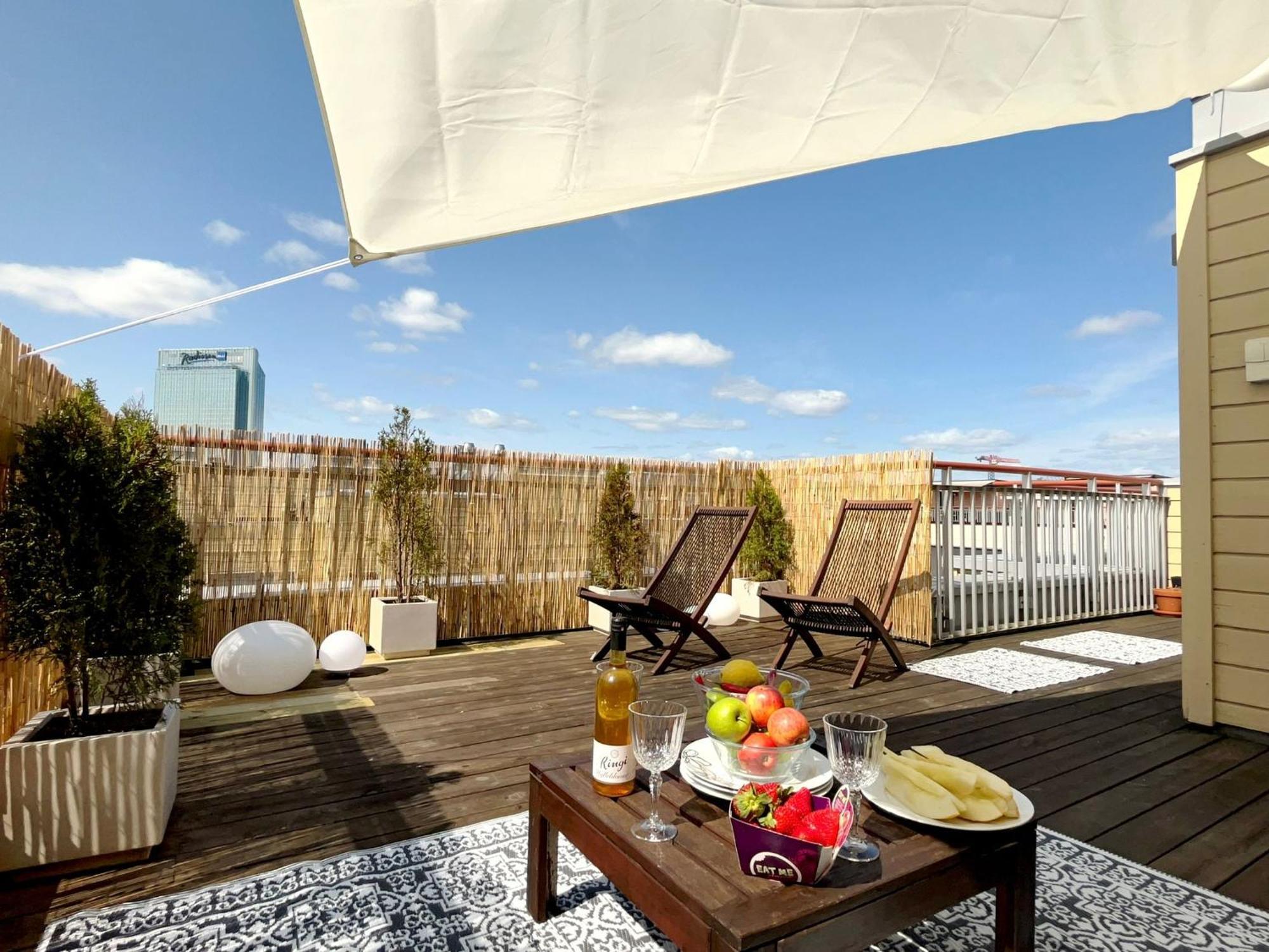 City Center Flat W Roof Top Terrace & Free Parking オスロ エクステリア 写真